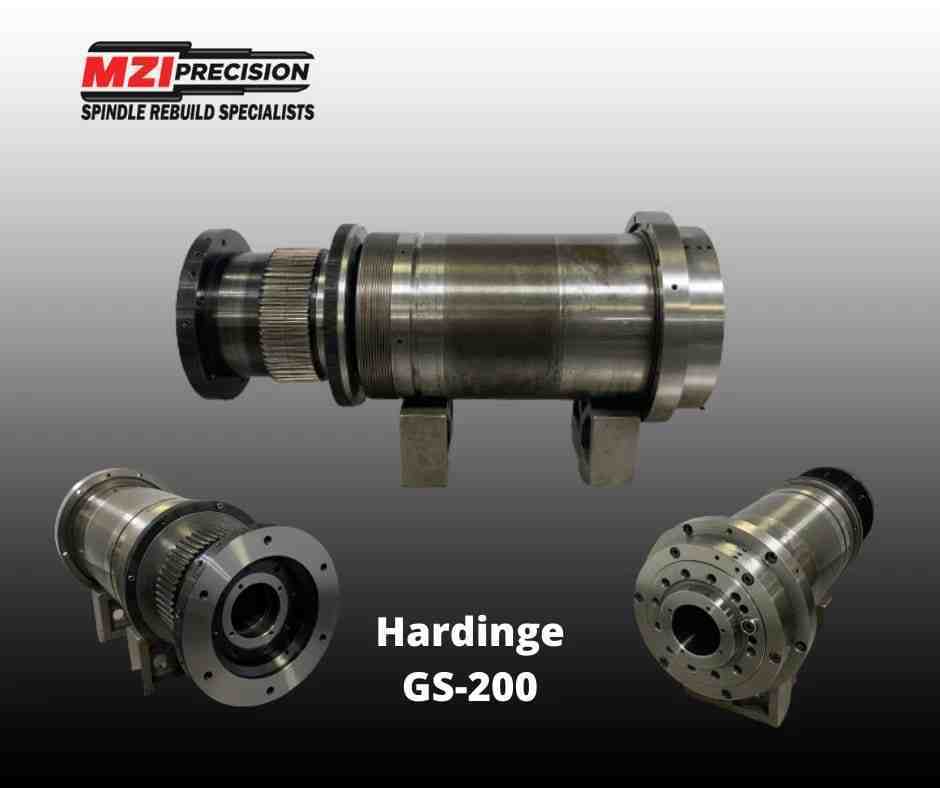 Precision spacer grinding setup showing matched inner and outer spacers being ground to micron tolerances - CNC spindle bearing preload