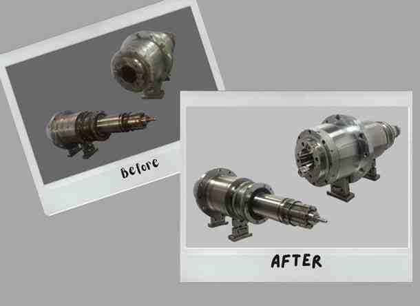 DAMAGED SPINDLE BEARING - HAAS SPINDLE BEARING REPLACEMENT